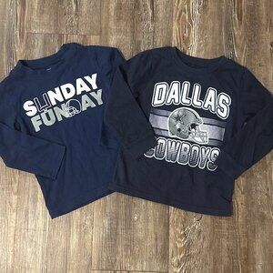 Dallas Cowboys Toddler Long Sleeve Bundle 2T